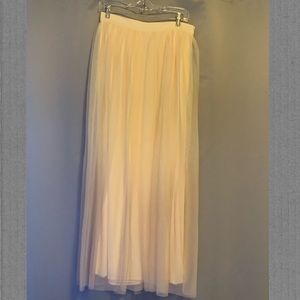 Long Ombré Tulle Skirt